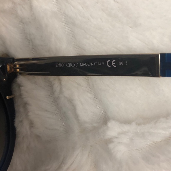 Jimmy choo blue jewelled sunglasses - Picture 6 of 12